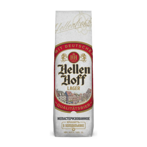 Пиво Хелленхофф Живое св. 4,6% ПЭТ 1л