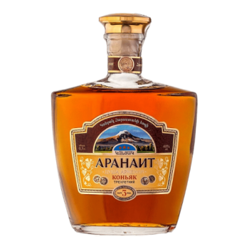 Коньяк трехлетний АРАНАИТ 0,5л/12 Россия