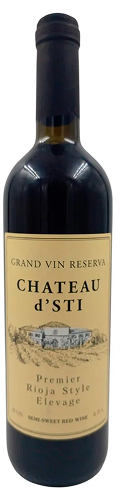 Вино полусладкое красное "Премьер Риоха Стиль Элеваж" Шато де Сти 0,75 л Россия
