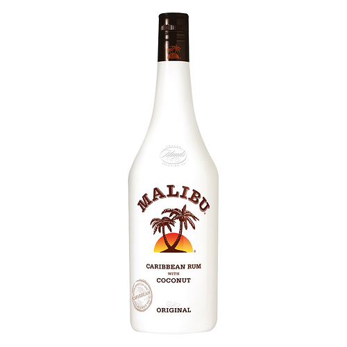 Malibu - ликер Малибу на основе карибского рома со вкусом кокоса 0.75 л