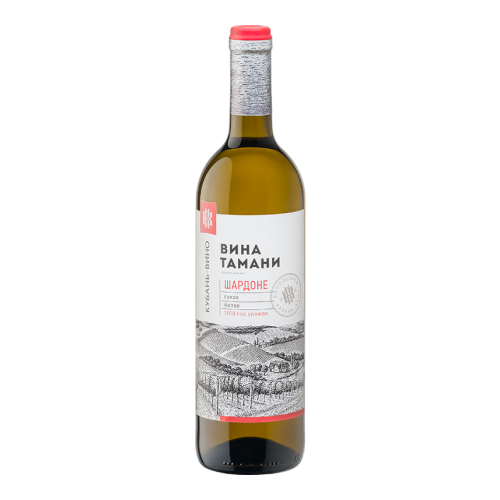 Кубань-Вино, "Вина Тамани" Шардоне сухое, 0.7 л