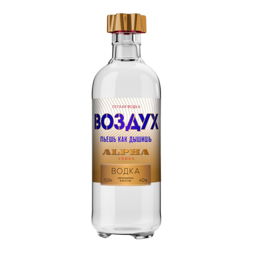 Водка "Воздух" Альфа, 0.5 л