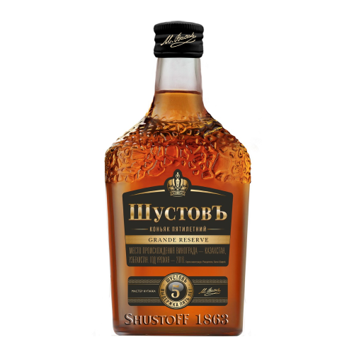 Коньяк "Shustoff" Пятилетний, 40%, 0,25л