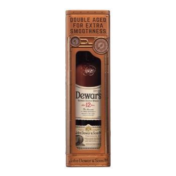 Виски "Dewar's" 12 years old, metal box "Clock", 0.7 л