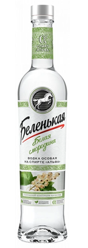 Водка особая "БЕЛЕНЬКАЯ БЕЛАЯ СМОРОДИНА АЛЬФА" 0,5 л Россия