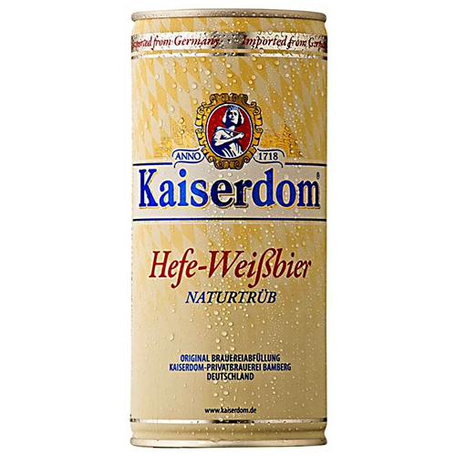 Пиво "Кайзердом Хефе-Вайсбир" светлое пастер нефильтр неосветленное 0,5 л/24 БАНКА 4,7% Германия