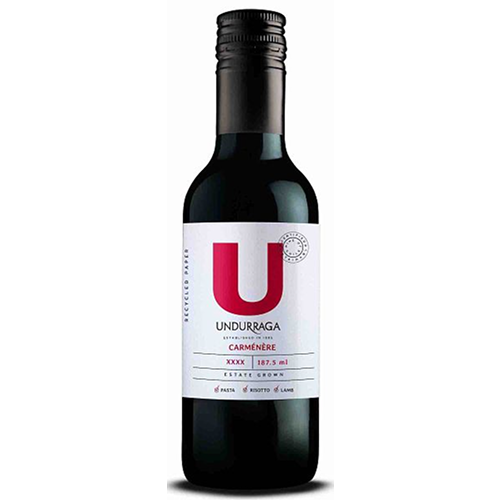 Ундуррага. Карменер Вино сортовое сухое красное 0,187л/12 Чили