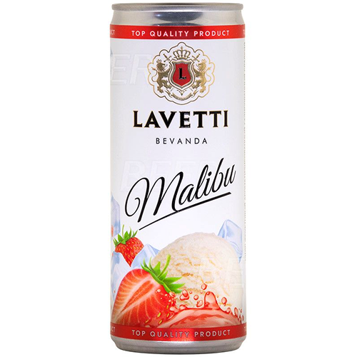Сидр "Lavetti" Malibu, in can, 250 мл