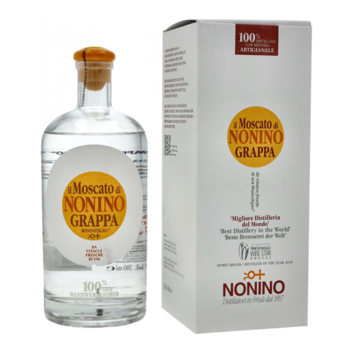 Граппа Il Moscato di Nonino Monovitigno, gift box, 0.7 л