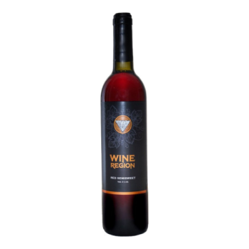 Вино KVKK, "Wine Region" Red Semisweet, 0.7 л