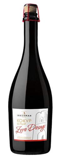 Вино игристое экстра брют белое «Кокур белый» 0,75 л Россия