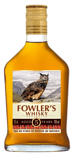 Виски зерновой Фоулерс 5 лет 0,25л фляга Россия
