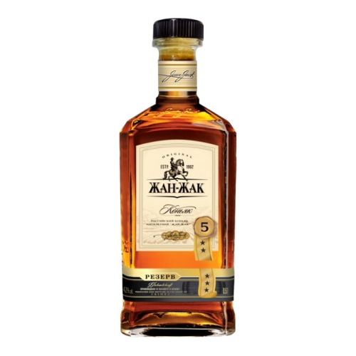 Коньяк "Жан-Жак" Резерв, 5 звезд, 0.5 л