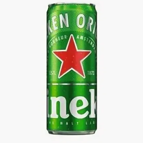 Пиво "Хайникен Оригинал" светлое пастеризованное фильтр 0,5 л/24 БАНКА 5% Чешская Республика