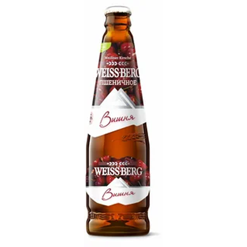 Пиво Бочкари, "Вайсс Берг" Вишня, 0.44 л
