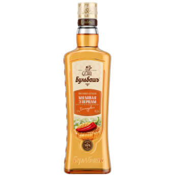 Настойка горькая "Бульбашъ. Мядовая з перцам Беларуская" 0,5 л Беларусь