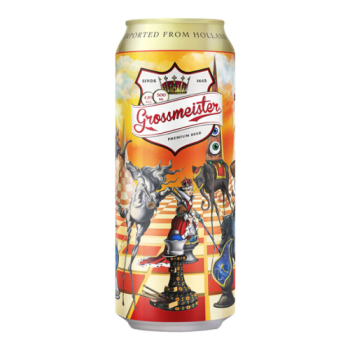 Пиво "Grossmeister", in can, 0.5 л