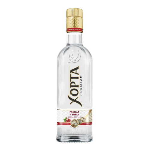 Водка особая Хорта Гранат и Мята 40% 0.5л