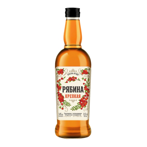 Винный напиток "Красна Ягода" Рябина Крепкая, 0.5 л