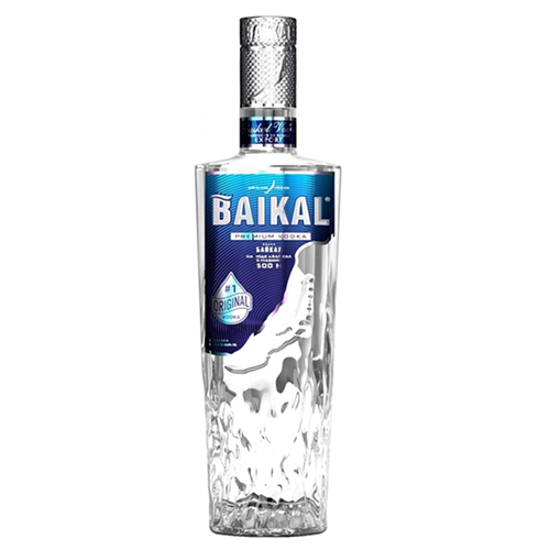Водка «БАЙКАЛ НА СПИРТЕ «АЛЬФА» 0,5 л Россия
