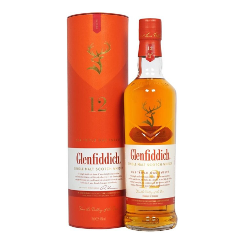 Виски "Glenfiddich" 12 Years Old Triple Oak, in tube, 0.7 л