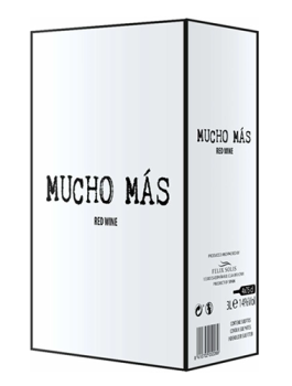 ВИНО КРАСНОЕ ПОЛУСУХОЕ "МУЧО МАС" 3 л Испания