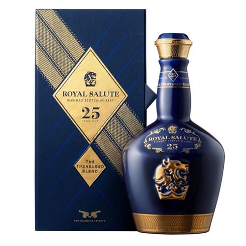 Виски Chivas, "Royal Salute" 25 Years Old The Treasured Blend  0.7 л