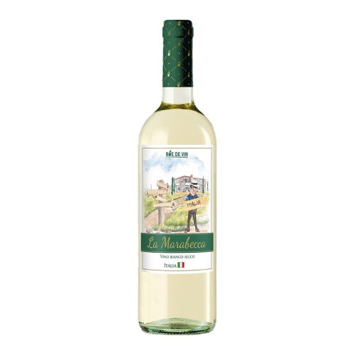 Вино Cantine Rasore, "Rue de Vin" La Marabecca Blanco Secco