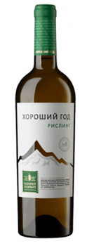 Рислинг серии Хороший год Вино полусухое белое 0,75л/6 Россия
