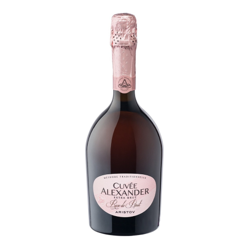 Игристое вино "Aristov. Cuvee Alexander" Rose de Pinot Extra Brut