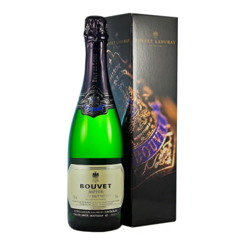 Игристое вино Bouvet Ladubay, "Saphir" Brut Vintage, Saumur AOC, 2019, gift box 