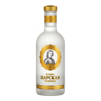 Водка "Царская" Золотая, 0.5 л
