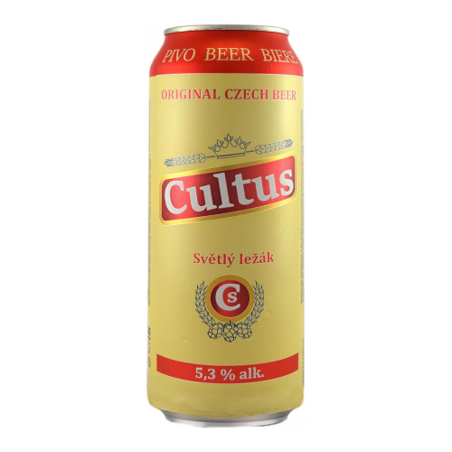 Пиво Nova Paka, "Cultus" Svetly Lezak, in can, 0.5 л