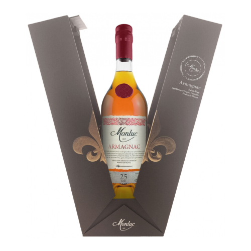 Арманьяк "Monluc" 25 Ans, Armagnac AOC, gift box, 0.7 л