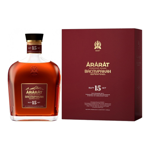 Коньяк Арарат "Васпуракан", в подарочной коробке, 0.5 л