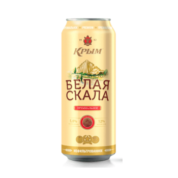 Пиво "Белая Скала", 0.45 л
