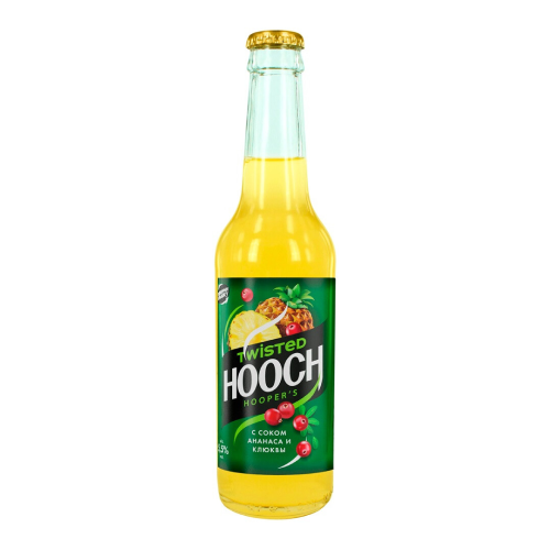 Коктейли "Hooper's Hooch" Twisted Pineapple and Cranberry, 0.33 л