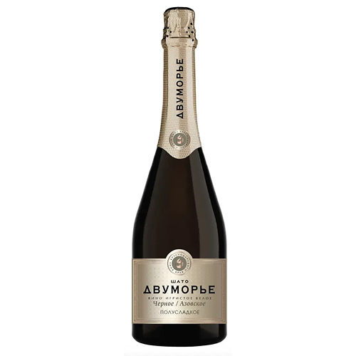 Игристое вино Шато Двуморье полусладкое, 0.75 л