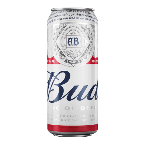 Пиво "Bud", in can, 0.45 л