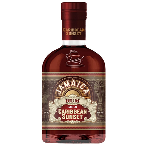 Ром невыдержанный "ЯМАЙКА РОМ КАРИББЕАН САНСЕТ ГОЛД" 0,5 л Россия