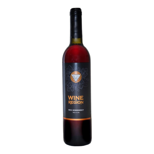 Вино KVKK, "Wine Region" Red Semisweet, 0.7 л