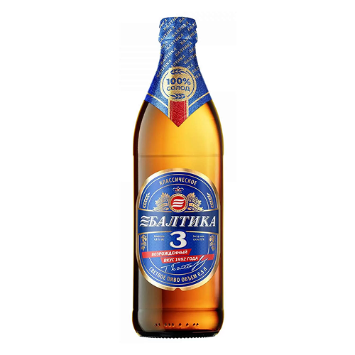 Пиво "Балтика №3" Классическое, 0.5 л