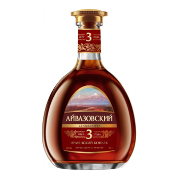 Коньяк "Айвазовский" 3-летний, 0.5 л Коньяк "Айвазовский" 3-летний, 0.5 л