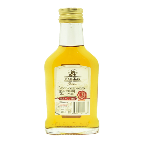Коньяк "Жан-Жак" Классик, 3 звезды, 100 мл