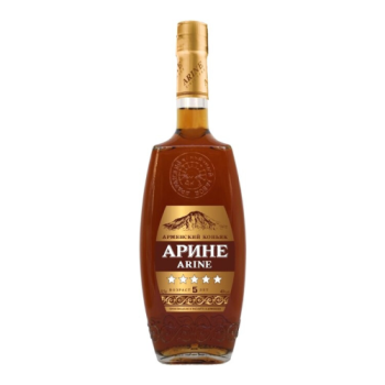 Коньяк "Арине" 5 звезд, 0.5 л