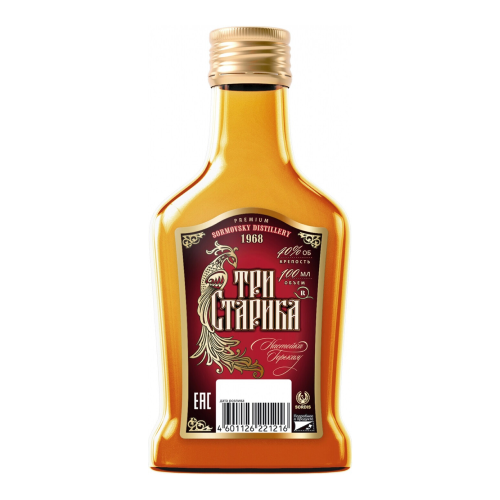 Ликер "Три старика", настойка горькая 40%, 100 мл