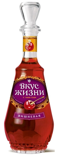 Настойка сладкая "ВКУС ЖИЗНИ ВИШНЕВАЯ" 0,5 л Россия
