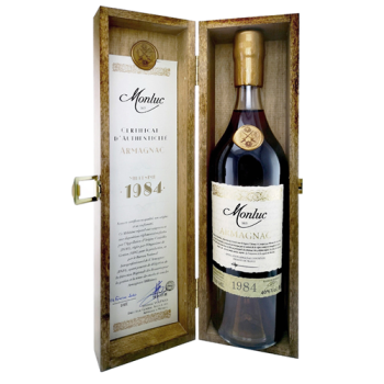 Арманьяк Монлюк Арманьяк Напиток крепкий из дистиллята винного для бренди 0,7л/6 п/у Франция 1984