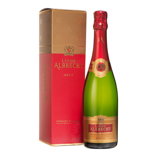 Игристое вино Lucien Albrecht, Brut, Cremant d'Alsace AOC, gift box, 1.5 л