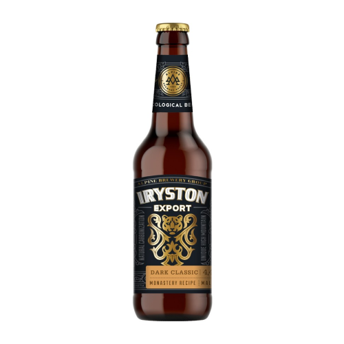 Пиво темное пастеризованное фильтрованное серия ИРЫСТОН  «ДАРК ЭКСПОРТ»  0,45 л